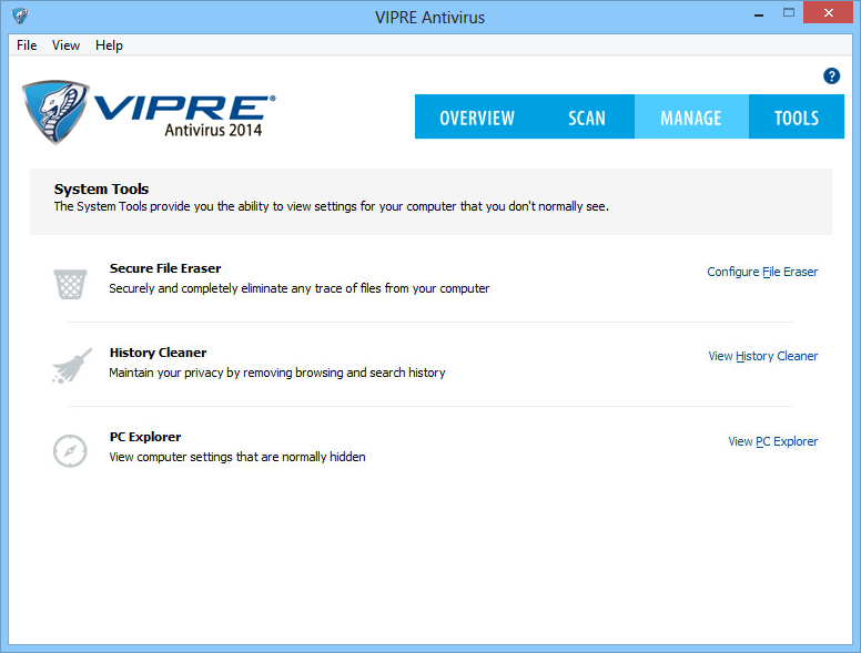 VIPRE Antivirus Araçları