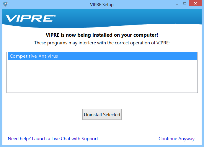 VIPRE® Kolay Kurulum™