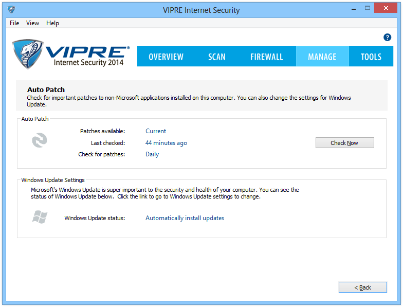 VIPRE® Kolay Yükseltme™